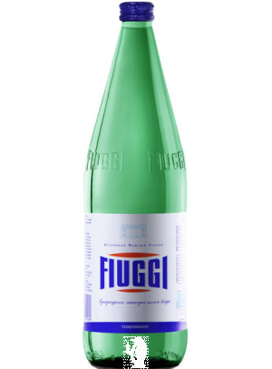 Fiuggi 1L Sparkling Water Green Glass