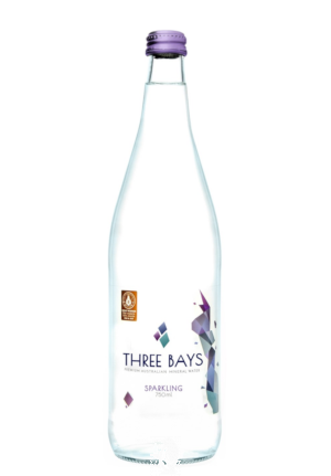 Three Bays 750mL Sparkling Clear Glass Mineral Water