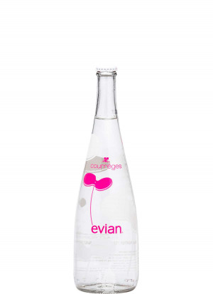 Evian 750mL Courreges 2012 1-Bottle Still