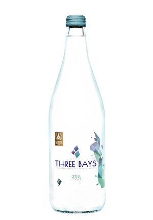 Three Bays 750mL Still Clear Glass Mineral Water