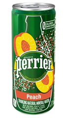 Perrier Peach Flavored Carbonated Water