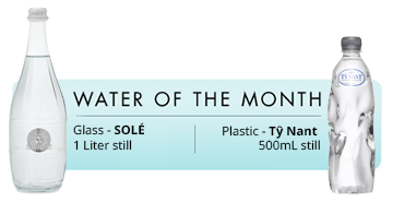 Saint Geron/Glass - Perrier/Plastic - Water of The Month
