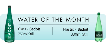 Badoit 750ml and 330ml Water of The Month