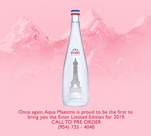 evian 2019 limited edition eiffel tower bottle