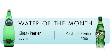 Perrier 750mL Glass / Perrier 500mL Plastic