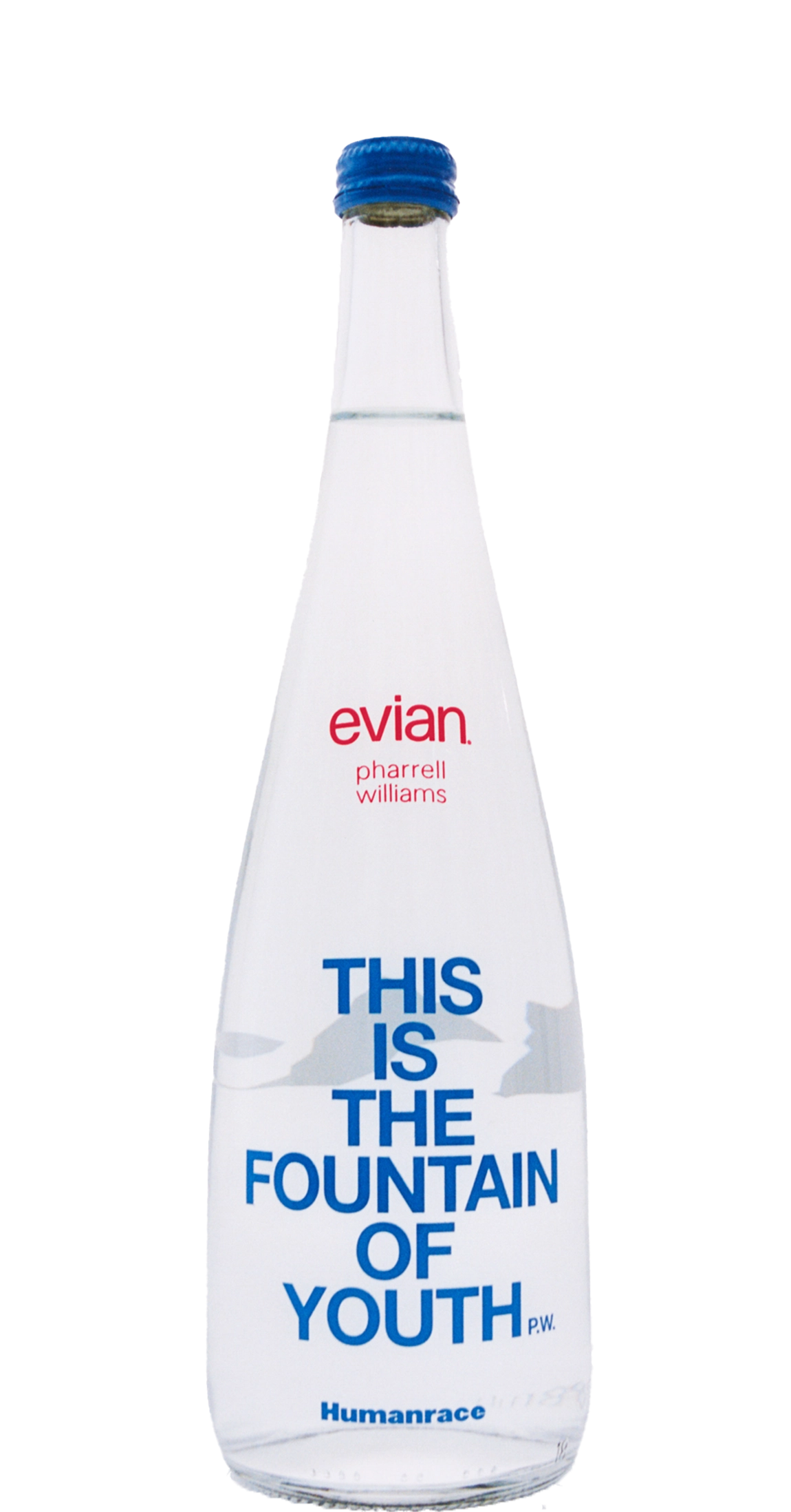 Evian 750mL Still Pharrell Williams Limited Edition Aqua Maestro