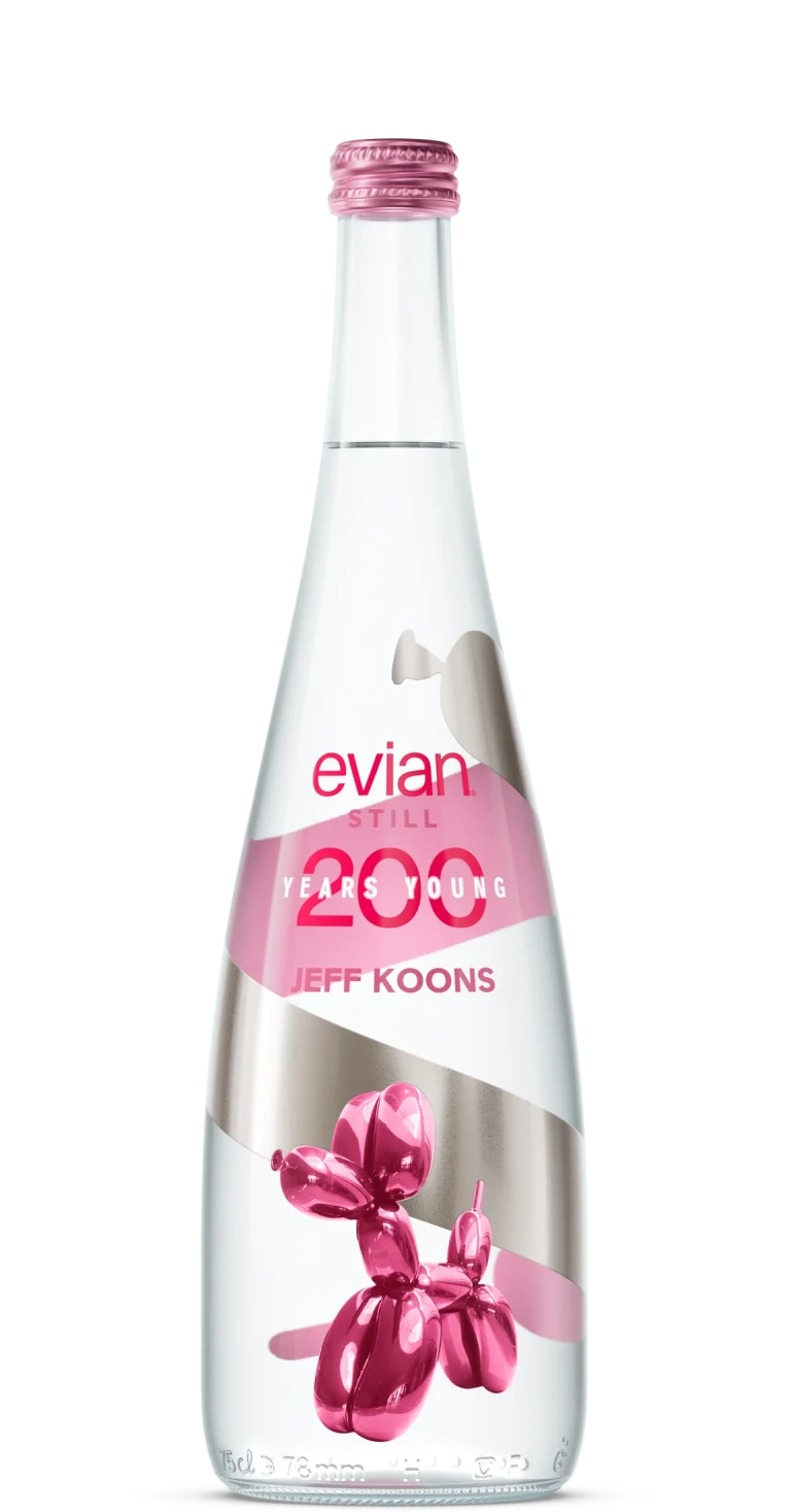 Evian 750ml Still - Jeff Koon