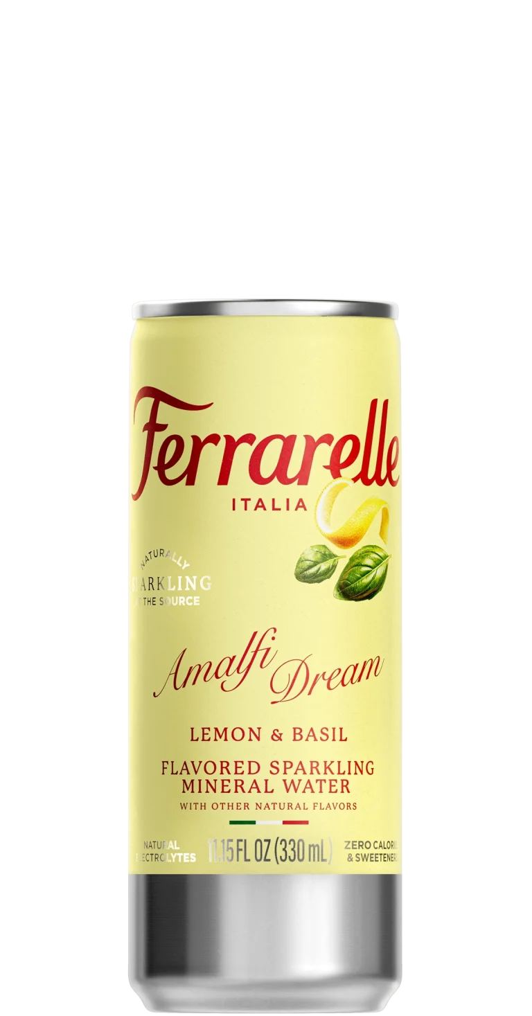 Ferrarelle 330ml Lemon & Basil Carbonated
